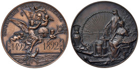 GENOVA Medaglia 1892 Esposizione Italo americana - Opus: P. Ferrea AG (g 71,83 - Ø 51 mm)
M.di SPL