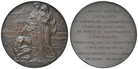MESSINA Medaglia 1913 Ricostruzione della città dopo il terremoto - Opus: Geragali AE (g 45,02 - Ø 47 mm) Colpetti al bordo.
SPL