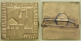 MILANO Spilla 1938 An. XVI III Campionati nazionali femminili - Opus: Bertoni AE (g 14,57 - 30 mm) Spilla originale.
qFDC