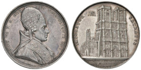 Pio VII (1800-1823) Medaglia 1804 An. XIII Incoronazione Napoleone imperatore - Opus: Droz AG (g 34,56 - Ø 41 mm) 
SPL