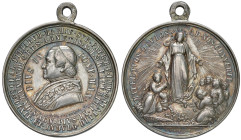 Pio IX (1846-1878) Medaglia 1866 - Opus: B. Zaccagnini, De Angelis AG (g 16,07 - Ø 34 mm) Appiccagnolo. Colpetti
M.di BB