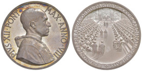 Pio XII (1939-1958) Medaglia An. VIII 32 cardinali creati - Opus: Mistruzzi AG (g 36,40 - Ø 44 mm)
FDC