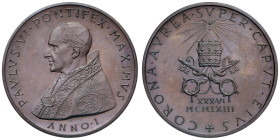 Paolo VI (1963-1978) Medaglia 1963 An. I Incoronazione pontefice - Opus: Giampaoli AE (g 31,80 - Ø 44 mm) Box originale.
FDC