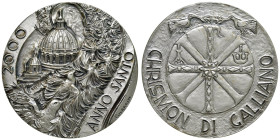 Giovanni Paolo II (1978-2005) Medaglia 2000 Anno santo Chrismon di Galliano - Opus: Cimarosti AG (g 90 - Ø 51 mm) Box originale.
FDC