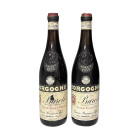 Piemonte Borgogno, Barolo Riserva 1955 Langhe Capsule e etichette con segni d’usura del tempo. Colore chiaro. Depositi. 2 bts - BN
n.a.