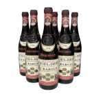 Piemonte Marchesi di Barolo, Barolo 1968 "Grande Annata" Langhe Capsule e etichette con segni d’usura del tempo. Colore chiaro. Depositi. 6 bts - WN
...
