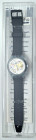 SWATCH- Blue Matic. Dial trasparente con movimento a vista. Orologio come da foto, venduto con scatola originale. Segnatempo appartenente ad una colle...