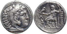 Greek
KINGS of MACEDON. Alexander III 'the Great' (336-323 BC). Amphipolis mint. Struck under Kassander, circa 315-297 BC.
AR Tetradrachm (26.4mm 16...