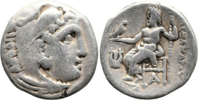 Greek
KINGS of MACEDON. Alexander III the Great (336-323 BC). Late lifetime-early posthumous issue of Kolophon, Circa 323-319 BC.
AR drachm (17mm 4....