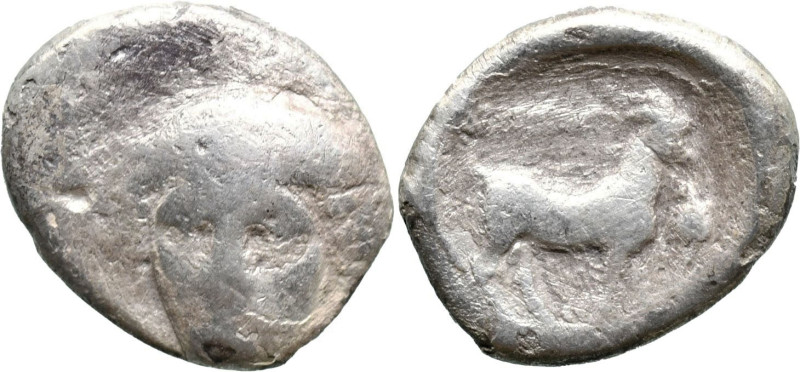 Greek
THRACE. Ainos. (Circa 402/1-361/0 BC).
AR Tetrobol (14.6mm 2.29g)
Obv: ...