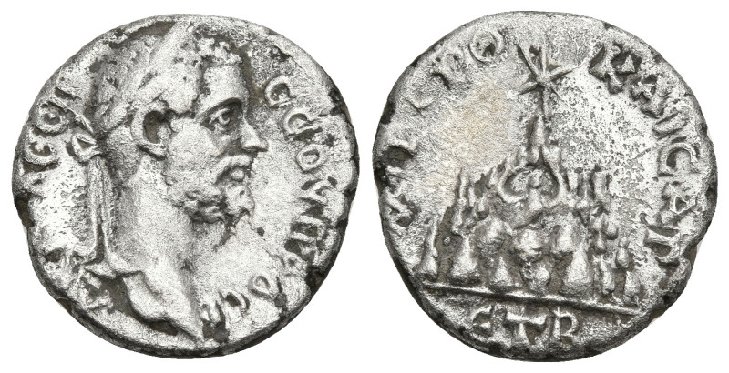 Roman Provincial
CAPPADOCIA. Caesarea. Septimius Severus (193-211 AD).
AR Drac...