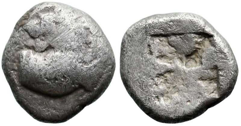 Greek
THRACE. Chersonesos. (Circa 500 BC)
AR Diobol (10mm 1.24g)
Obv: Forepar...