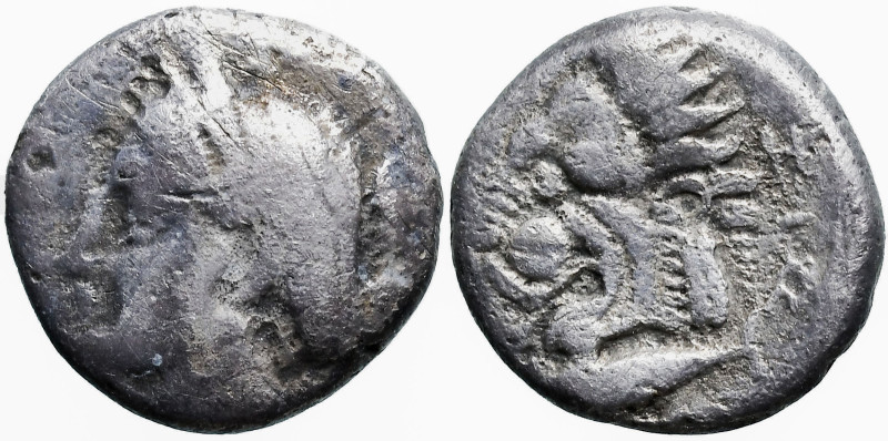 Greek
MYSIA. Kyzikos. (Circa 390-340 BC)
AR Drachm (13.8mm 2.87g)
Obv: [ΣΩTEI...