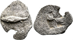 Greek
MYSIA. Kyzikos. (Circa 520-480 BC).
AR Hemiobol (9.5mm 0.23g)
Obv: Tunny fish swimming left.
Rev: Quadripartite incuse square.
Von Fritze, ...