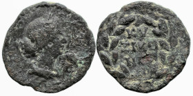 Roman Provincial
MYSIA. Kyzikos. Pseudo-autonomous, Time of Commodus (circa 180-186 AD)
AE Bronze (18.9mm 2.46g)
Obv: Corn-wreathed and draped bust...