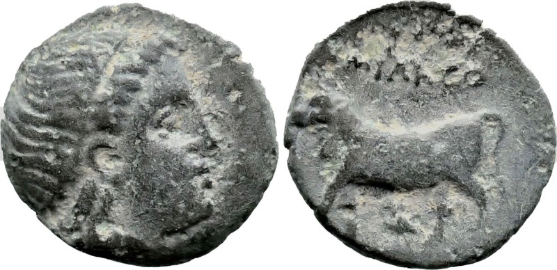 Greek
MYSIA. Miletopolis (Circa 4th century BC)
AE Bronze (11.9mm 1.3g)
Obv: ...