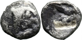 Greek
IONIA. Phokaia. (Circa 525/0-500 BC).
AR Hemiobol (7.3mm 0.44g)
Obv: Head of seal right.
Rev: Incuse square punch.
Winterthur 3099; Roma Nu...