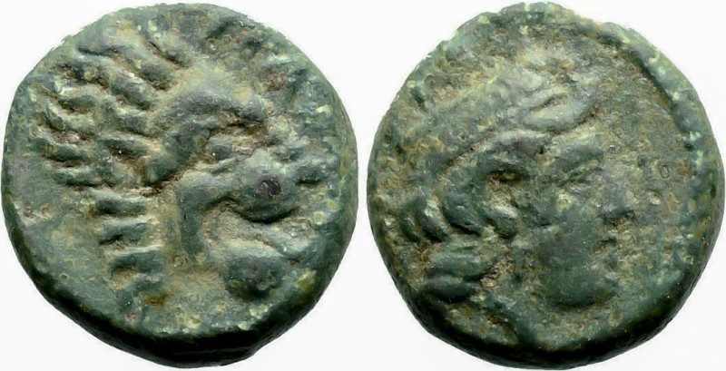 Greek
MYSIA. Plakia. (circa 4th century BC)
AE Bronze (10.6mm 1.67g)
Obv: Tur...