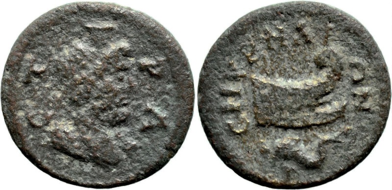 Roman Provincial
IONIA, Smyrna. Time of Septimius Severus (193-211 AD). Stra-, ...