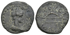 Roman Provincial
ASIA MINOR. Uncertain. Pseudo-autonomous issue. Late 1st century BC to 1st century AD.
AE Bronze (26.4mm 6.0g)
Obv: Draped bust of...