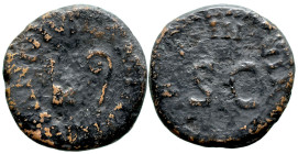 Roman Imperial
Augustus (27 BC-14 AD). Lamia, Silius, and Annius, as III viri monetales, Rome, 9 BC.
AR Quadrans (16.3mm 3g)
Obv: LAMIA SILIVS ANNI...