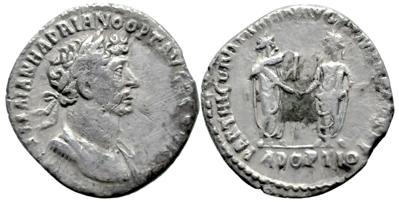 Roman Imperial
HADRIAN (117-138 AD). Antioch.
AR Denarius (18.1mm 2.55g)
Obv:...