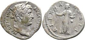 Roman Imperial
Hadrian (117-138 AD). Rome
AR Denarius (18mm 3.22g)
Obv: HADRIANVS AVG COS III P P Bare head of Hadrian to right.
Rev: ALEXANDRIA A...