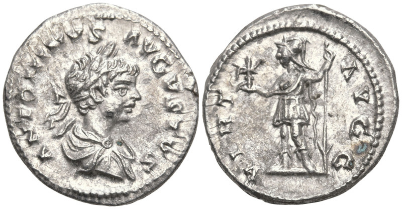 Roman Imperial
Caracalla (198-217 AD). Laodicea ad Mare
AR Denarius (26.1mm 3....