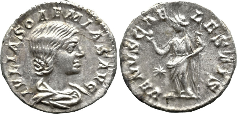 Roman Imperial
Julia Soaemias (mother of Elagabalus) (218-222 AD). Rome
AR Den...