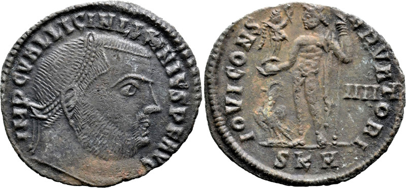 Roman Imperial
Licinius I (308-324 AD). Kyzikos
AE Follis (22.4mm 3.01g)
Obv:...