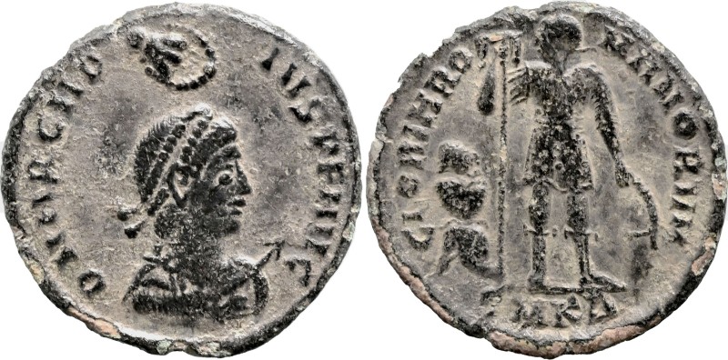 Roman Imperial
Arcadius (383-408 AD). Kyzikos
AE Follis (23.1mm 3.88g)
Obv: D...