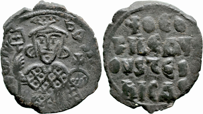 Byzantine
Theophilus (829-842 AD). Constantinople
AE Follis (28.9mm 7.42g)
Ob...