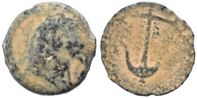 SELEUKID KINGS OF SYRIA. Seleukos I Nikator, 312-281 BC. Ae (bronze, 12.76 g, 26 mm), Seleukeia on the Tigris II. Horned head of a horse to right. Rev...