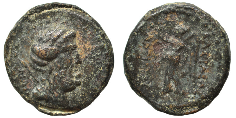 SELEUKID KINGS of SYRIA. Antiochos IV Epiphanes, 175-164 BC. Ae (bronze, 4.81 g,...