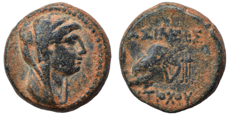 SELEUKID KINGS of SYRIA. Antiochos IV Epiphanes, 175-164 BC. Ae (bronze, 4.08 g,...