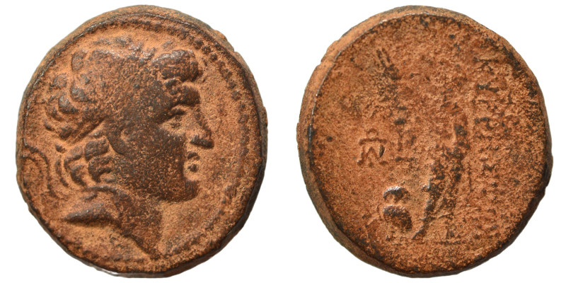 SELEUKID KINGS of SYRIA. Alexander I Balas, 152-145 BC. Ae (bronze, 9.48 g, 22 m...