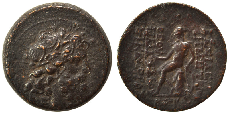 SELEUKID KINGS of SYRIA. Demetrios II Nikator, first reign, 146-138 BC. Ae (bron...