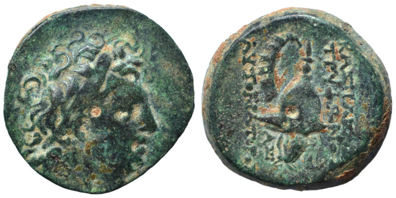 SELEUKID KINGS of SYRIA. Tryphon, 142-138 BC. Ae (bronze, 4.76 g, 18 mm), Antioc...