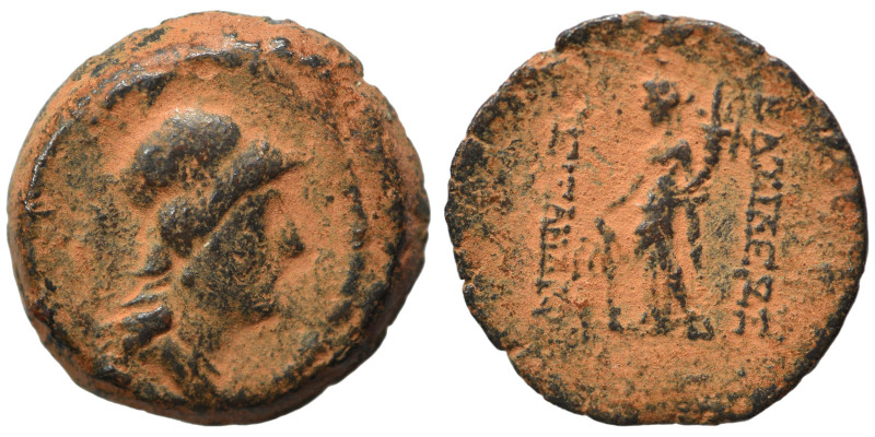 SELEUKID KINGS of SYRIA. Alexander II Zabinas, 128-122 BC. Ae (bronze, 3.35 g, 1...