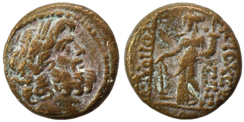 SYRIA, Seleucis and Pieria. Antioch, 1st century BC. Ae (bronze, 6.02 g, 18 mm)....