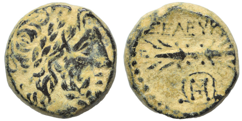 SYRIA, Seleucis and Pieria. Seleucia Pieria. Ae (bronze, 4.95 g, 15 mm). Laureat...