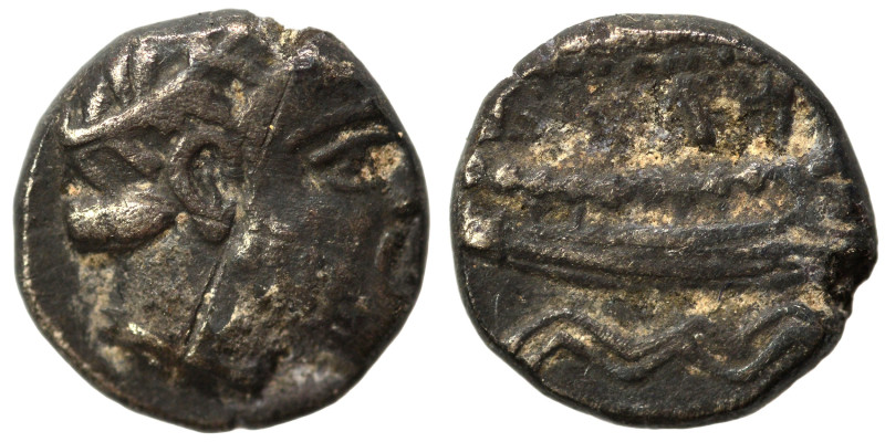 PHOENICIA. Arados. Uncertain king. Circa 400-384 BC. 1/16 Shekel (silver, 0.90 g...
