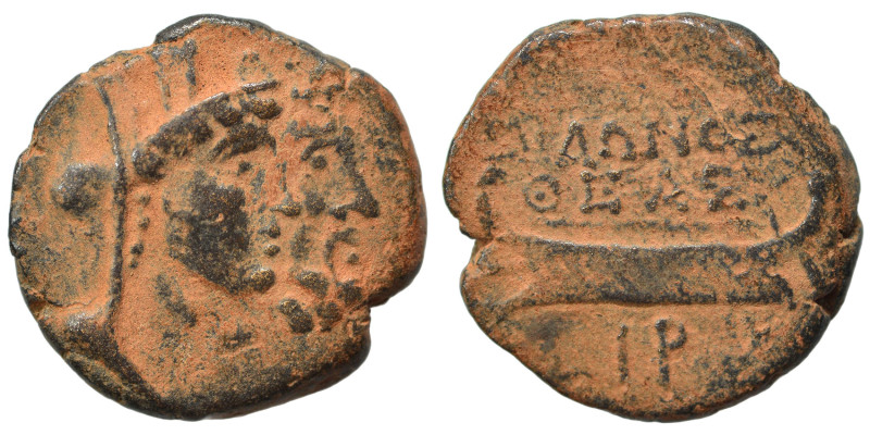 PHOENICIA, Sidon. Autonomous issues. 1st century BC. Ae (bronze, 4.92 g, 18 mm)....