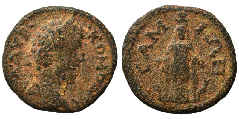 ISLANDS off IONIA. Samos. Commodus, 177-192. Assarion (bronze, 2.51 g, 17 mm). Μ...