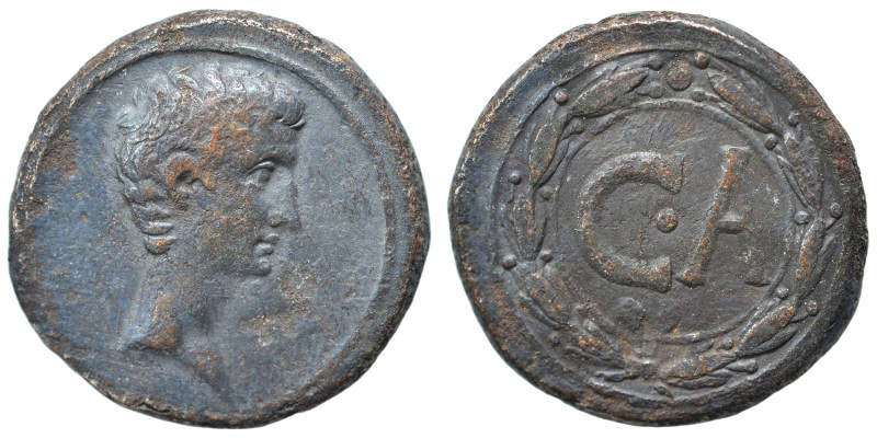 SYRIA, Seleucis and Pieria. Antioch. Augustus, 27 BC-14 AD. As (bronze, 11.01 g,...