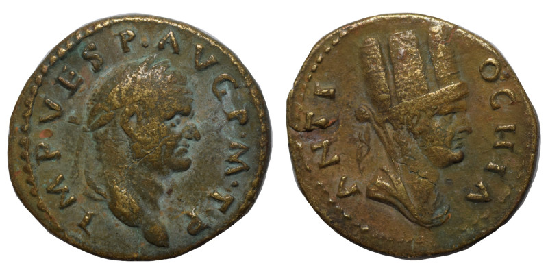 SYRIA, Seleucis and Pieria. Antioch. Vespasian, 69-79. Hexachalkon (bronze, 4.13...