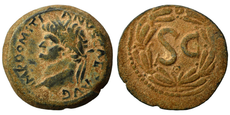 SYRIA, Seleucis and Pieria. Antioch. Domitian, 81-96. As (bronze, 14.15 g, 30 mm...