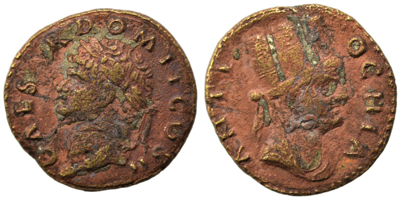 SYRIA, Seleucis and Pieria. Antioch. Domitian, as Caesar, 69-81. Semis (bronze, ...