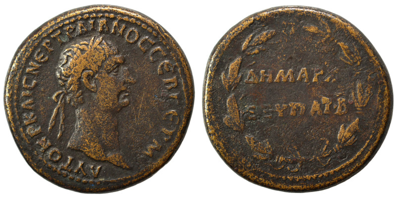 SYRIA, Seleucis and Pieria. Antioch. Trajan, 98-117. Ae (bronze, 12.85 g, 27 mm)...