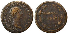 SYRIA, Seleucis and Pieria. Antioch. Trajan, 98-117. Ae (bronze, 12.85 g, 27 mm). AYTOKP KAIC NЄP TPAIANO CЄB ΓЄPM Laureate head to right. Rev. ΔΗΜΑΡΧ...